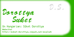 dorottya suket business card
